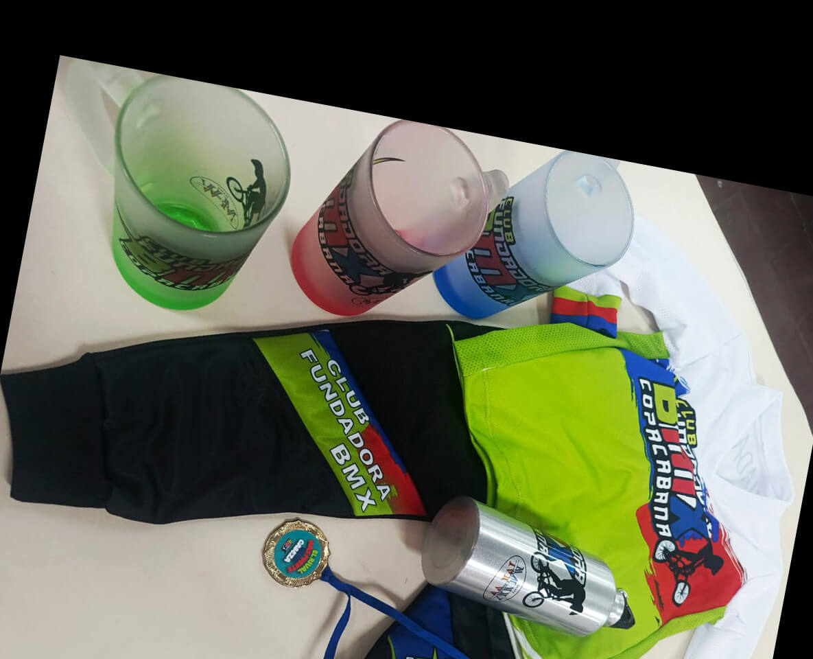 Camiseta de BMX sublimada